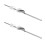 4Pièces Tringles Levage Vidage Lavabo Multi Usage Inox 2