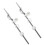 4Pièces Tringles Levage Vidage Lavabo Multi Usage Inox 3