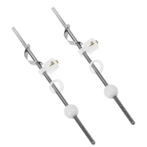 4Pièces Tringles Levage Vidage Lavabo Multi Usage Inox 2