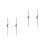 4Pièces Tringles Levage Vidage Lavabo Multi Usage Inox 7