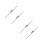 4Pièces Tringles Levage Vidage Lavabo Multi Usage Inox 8