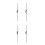 4Pièces Tringles Levage Vidage Lavabo Multi Usage Inox 9