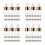 200Pièces Mini Flacons En Verre Transparent Compte- Précis 9