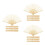 12Pcs Beige Folding Fan Frames Bamboo Metal DIY Handheld Fan Kit 5
