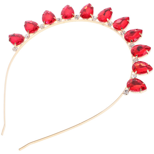4Stk Leichtes Haarband Rot Party Kopfschmuck Für 2