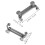 5Pcs Compact Stainless Steel Kitchen Cutter Sharpening Tools 2