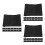 75Pcs Black Fabric Mourning Armbands Soft Comfortable Funeral Bands 6