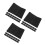 75Pcs Black Fabric Mourning Armbands Soft Comfortable Funeral Bands 7