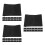 75Pcs Black Fabric Mourning Armbands Soft Comfortable Funeral Bands 9