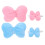 4Ensembles Nœuds Peluche Pour Costume 2