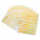 Goldene DIY Sticker Selbstklebend 1
