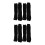 4Paires Polyester Style Grunge Longueur Coude 5