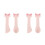 4Pièces Spatules Silicone Roses Pour Humide Chats 5