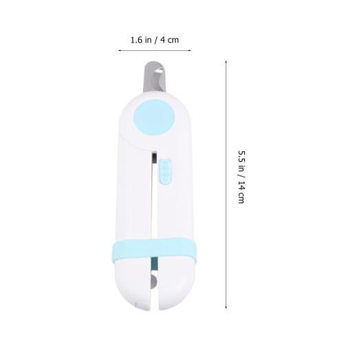 2Pièces Coupe-Ongles Animaux LED Avec De En Acier 1