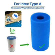 16Pcs Foam Filter Sponge for  Type A Reusable Washable Swimming Pool Aquarium Filter Accessories