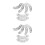6Paires Semelle Talon Fer Argent Protection Durable Facile À Installer 5