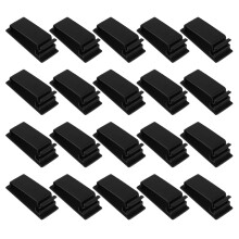 40Stk Kabelclips Schwarz Für Effiziente Kabelaufbewahrung Ordnung