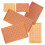 128Pcs Copper Orange Perfboard Single Side for Home Circuit DIY 3