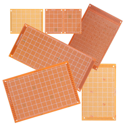 128Pcs Copper Orange Perfboard Single Side for Home Circuit DIY 2