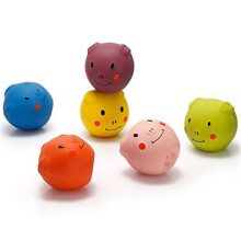 Quietschendes Hunde Spielzeug - Niedliches, Lustiges Schweinchen, Latex Hunde Bälle für Kleine Welpen und Mittelgroße Haustiere (12-Packungen)