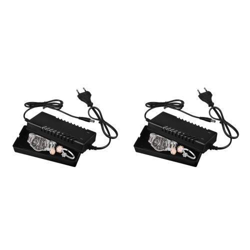 2Pièces Coffre Noir Cache Argent Chargeur Décor Secret