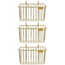 3Pièces Cage En Acier Robuste Pour Animaux
