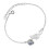 5Stk Blaue Link-Armbänder, Stylische Handketten Für 3