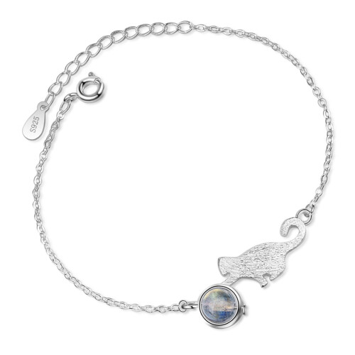 5Stk Blaue Link-Armbänder, Stylische Handketten Für 2