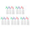 15Pcs Travel Size Spray Bottles ABS Material with Adjustable Nozzles 6