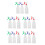 15Pcs Travel Size Spray Bottles ABS Material with Adjustable Nozzles 8