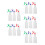 15Pcs Travel Size Spray Bottles ABS Material with Adjustable Nozzles 9