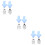 3Ensembles Ustensiles Court Silicone Acier 1