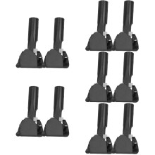 10St Ergonomische Zwarte Mop Voor Huishoudelijk