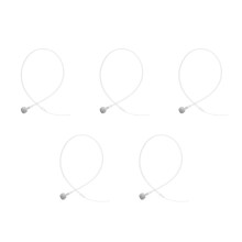 5Pièces Pailles Pondérées Transparentes Pour Usage -
