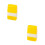 2Pcs Yellow Plastic Identity Guard Roller Stamp for Privacy Protection 8