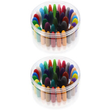 72Pièces Crayons Pour Tout-Petits 1-3 Ans PP Couleurs Variées