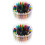 72Pièces Crayons Pour Tout-Petits 1-3 Ans PP Couleurs Variées 1