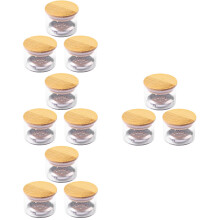 12Pièces Bols En Verre Avec Couvercles Usage Stockage Ongles