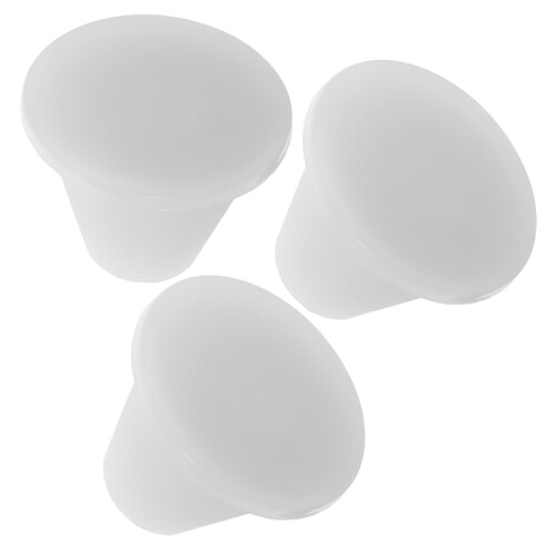 12Pièces Bouchons Scellants Silicone Blancs Pour Tubes Bouteilles 1