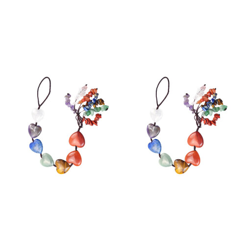 2Pièces Décor Handmade Pierre Suspendu