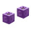 2Pièces Accessoire Réparation Pointe Queue Billard Violet 1