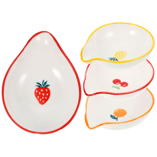 20Pcs Portable Ceramic Spoon Rest for Kitchen and Dining Table 2