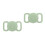 2Pièces Cache Localisateur Silicone Vert Choc Pour Collier Animal 1