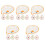 20Pcs Portable Ceramic Spoon Rest for Kitchen and Dining Table 5