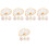 20Pcs Portable Ceramic Spoon Rest for Kitchen and Dining Table 6