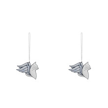 2Pièces Pendentif Chat Arc-En-Ciel Pour Fenêtre