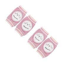 2Paare Knieschoner Baby Pink Für Krabbelzeit