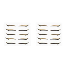 10Paires Eyeliner Pailleté Auto-Adhésif Pe Multiusage Multi
