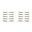10Paires Eyeliner Pailleté Auto-Adhésif Pe Multiusage Multi 1