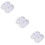 3Paires Chaussures Bébé Blancs Lacets Durable Élégant 1